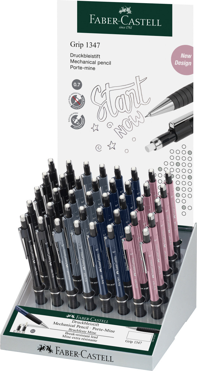 DISPLAY 40 BUCATI CREION MECANIC 0.7 MM GRIP 1347 URBAN FABER-CASTELL DISPLAY 40 BUCATI CREION MECANIC 0.7 MM GRIP 1347 URBAN FABER-CASTELL